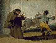 Francisco de Goya Friar Pedro Shoots El Maragato as His Horse Runs Off Spain oil painting artist